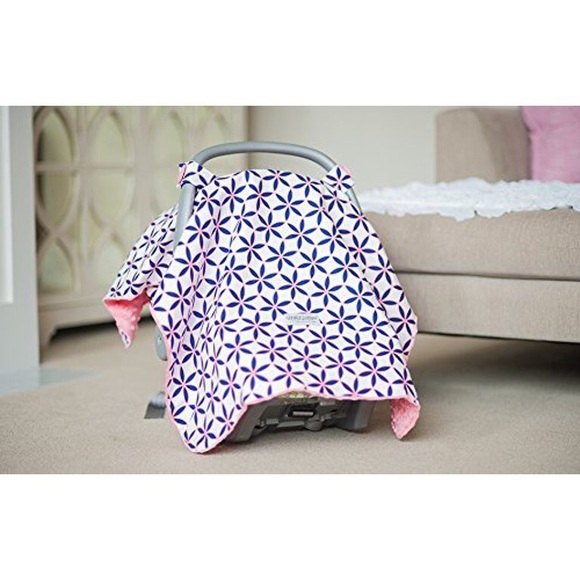 NWOT! Carseat Canopy baby Cover attach to carrier & detaches for nursing baby OS - Picture 1 of 11
